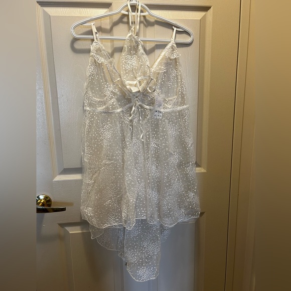 Bridal teddy with thong BNWT - Picture 6 of 10